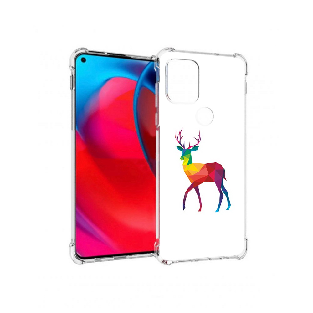 

Чехол MyPads Tocco для Motorola Moto G геометрический олень (PT227067.359.286), Прозрачный, Tocco
