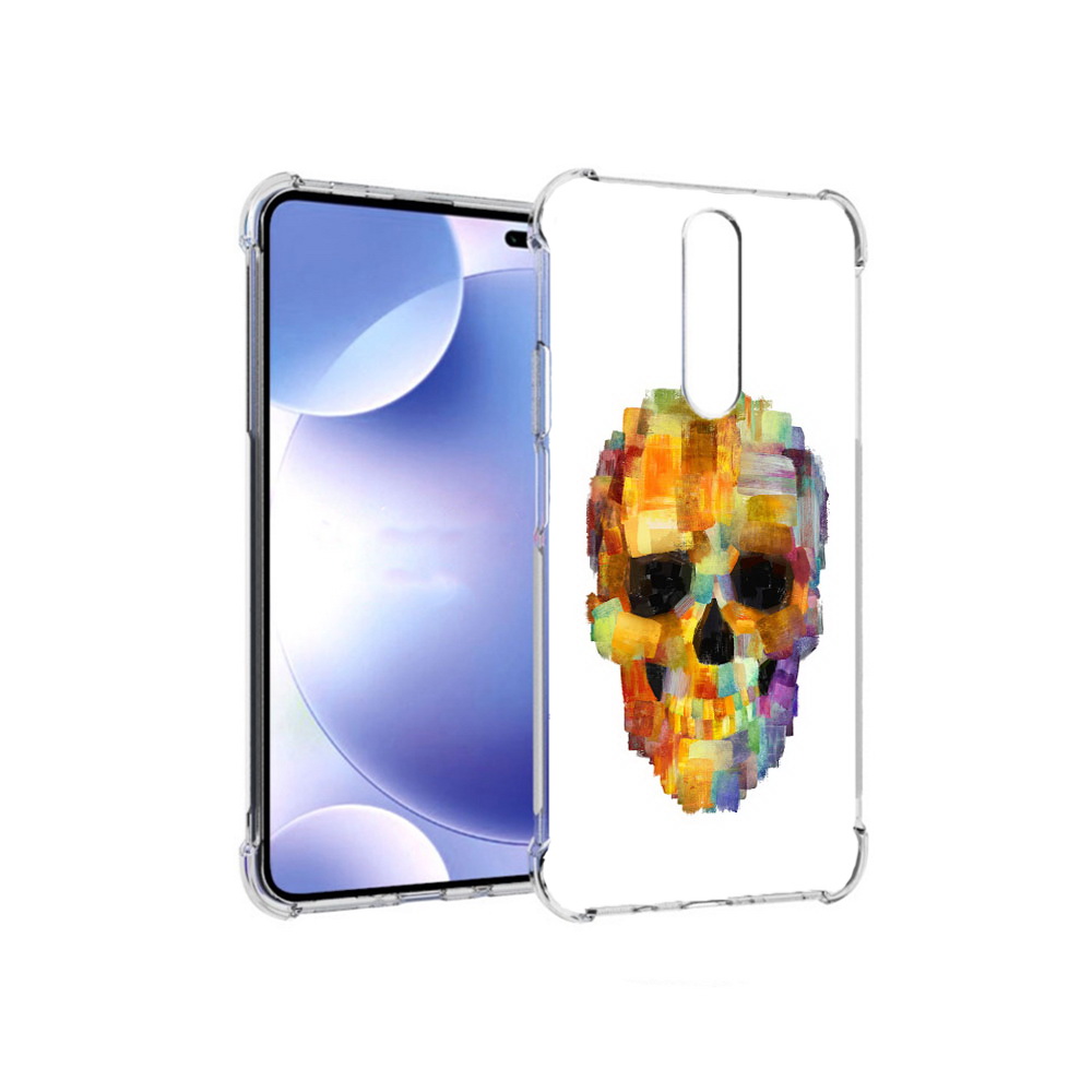 Чехол MyPads Tocco для Xiaomi Redmi k30 нарисованный череп (PT226950.302.516)