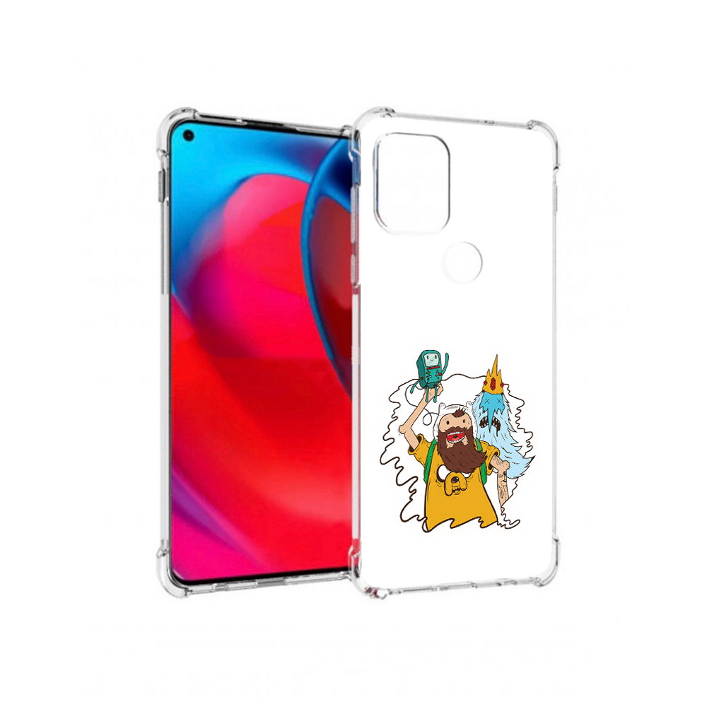

Чехол MyPads Tocco для Motorola Moto G время приключений старый Финн (PT227067.359.279), Прозрачный, Tocco