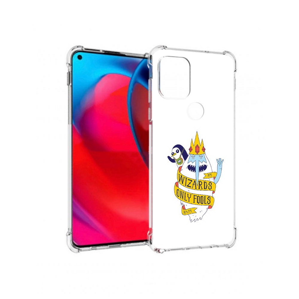 

Чехол MyPads Tocco для Motorola Moto G время приключений снежный король (PT227067.359.278), Прозрачный, Tocco