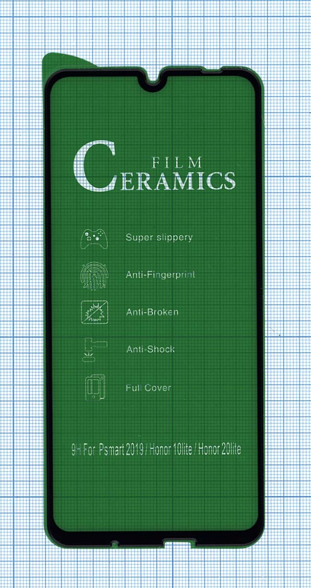 

Керамическая пленка (стекло) для Honor 20 lite черная, для Huawei Honor 20 lite