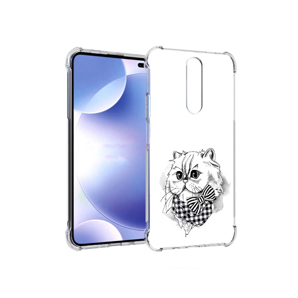 

Чехол MyPads Tocco для Xiaomi Redmi k30 нарисованная красивая кошечка (PT226950.302.503), Прозрачный, Tocco