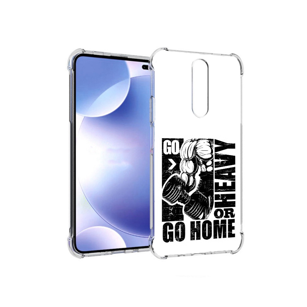 

Чехол MyPads Tocco для Xiaomi Redmi k30 накаченные руки (PT226950.302.496), Прозрачный, Tocco