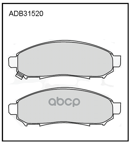 

Тормозные колодки ALLIED NIPPON передние дисковые ADB31520