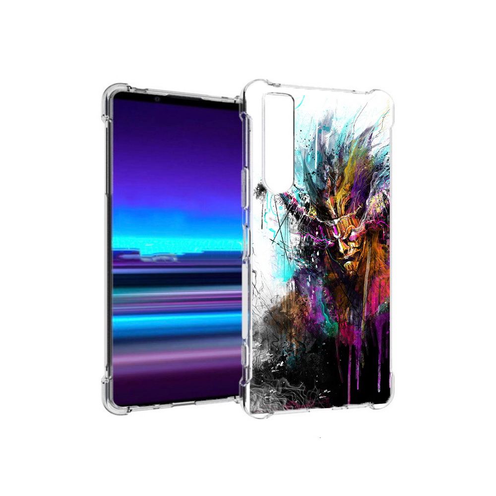 

Чехол MyPads Tocco для Sony Xperia 1 II яркий дьявол (PT148152.232.709), Прозрачный, Tocco