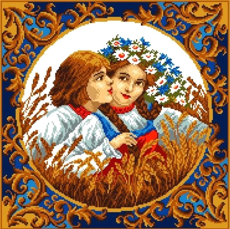 

Рисунок на ткани Заигрыш