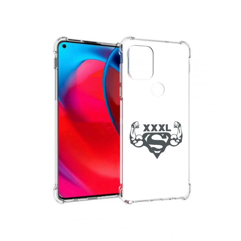 

Чехол MyPads Tocco для Motorola Moto G бодибилдинг супермен (PT227067.359.237), Прозрачный, Tocco