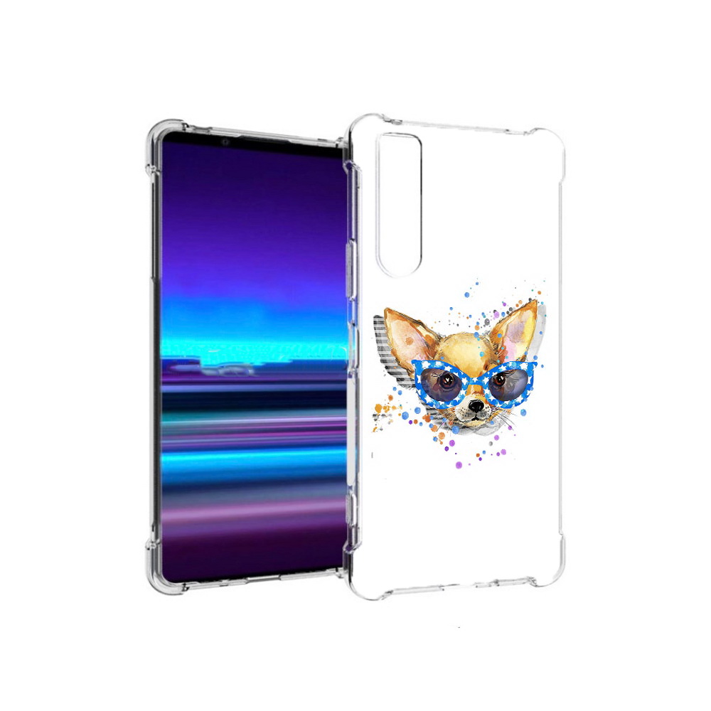 Чехол MyPads Tocco для Sony Xperia 1 II чихуа-хуа в очках (PT148152.232.691)