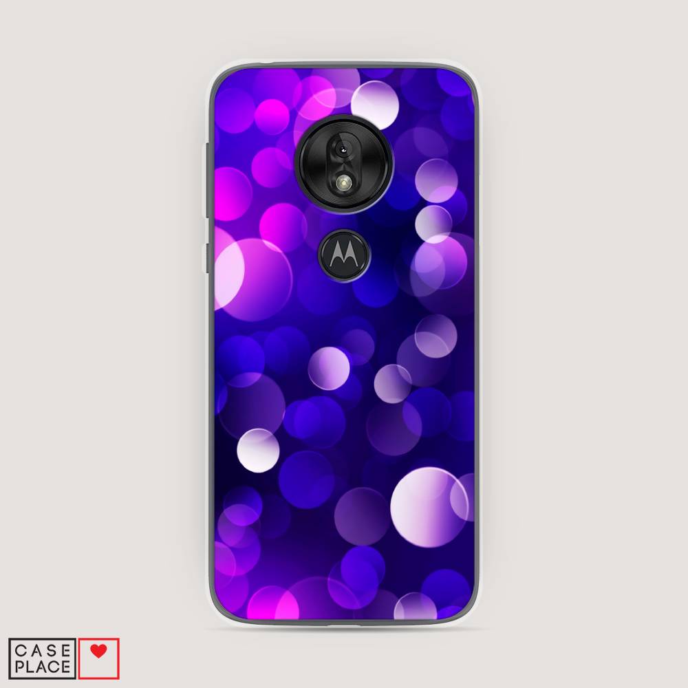 

Чехол на Motorola Moto G7 Play "Абстракция 27", Фиолетовый, 241250-3