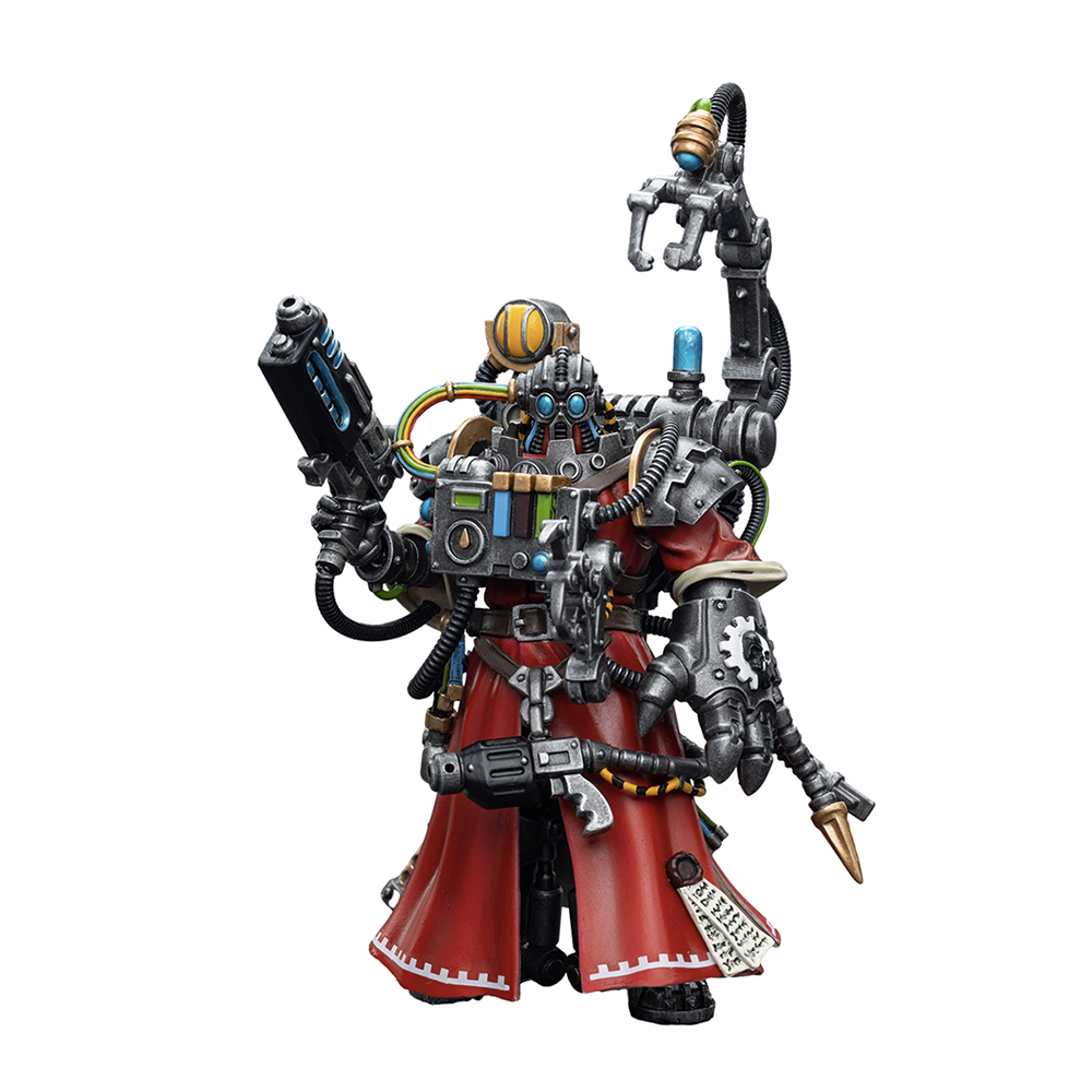 Подвижная фигурка JOYTOY Warhammer 40000 Adeptus Mechanicus Cybernetica Datasmith фигурка joytoy warhammer 40000 astra militarum eagles banner bearer