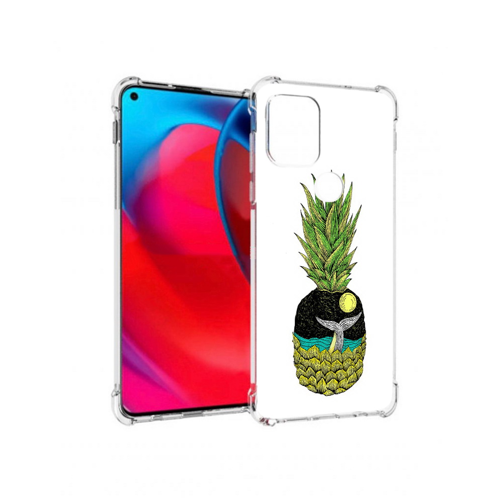 

Чехол MyPads Tocco для Motorola Moto G ананас с китом (PT227067.359.220), Прозрачный, Tocco