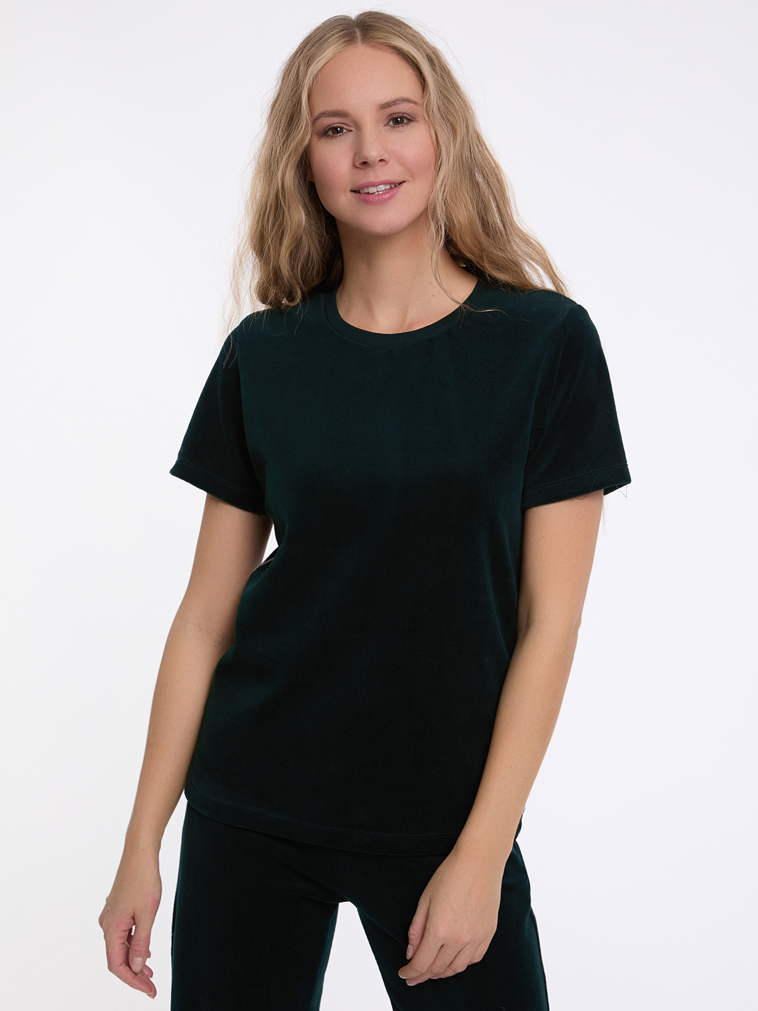 

Футболка женская oodji 14701117-10 зеленая XL, Зеленый, 14701117-10