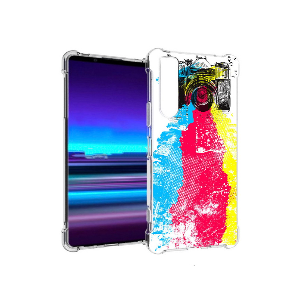 

Чехол MyPads Tocco для Sony Xperia 1 II цветной фотоаппарат (PT148152.232.668), Прозрачный, Tocco