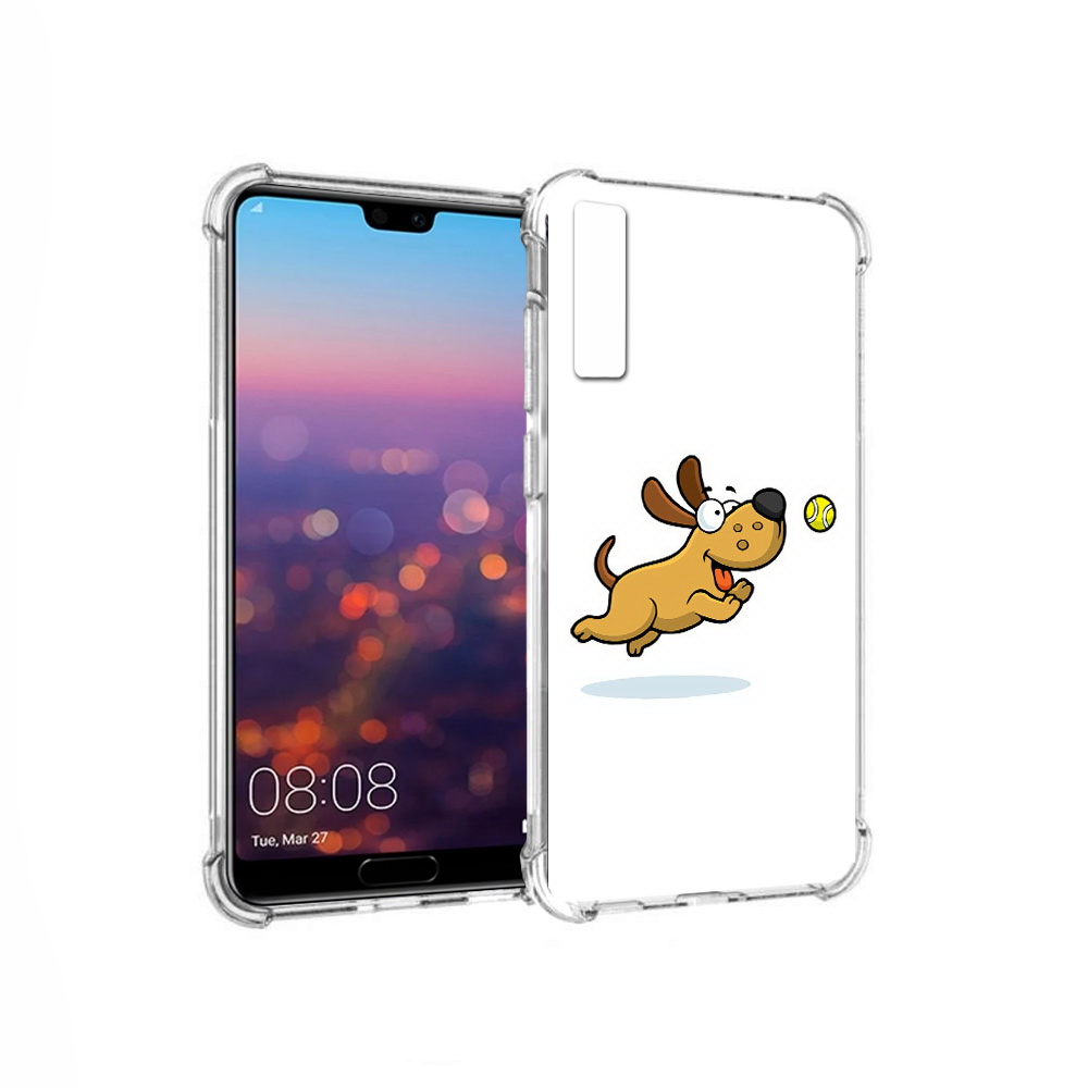 

Чехол MyPads Tocco для Huawei P20 Pro пёсик (PT108144.28.563), Прозрачный, Tocco