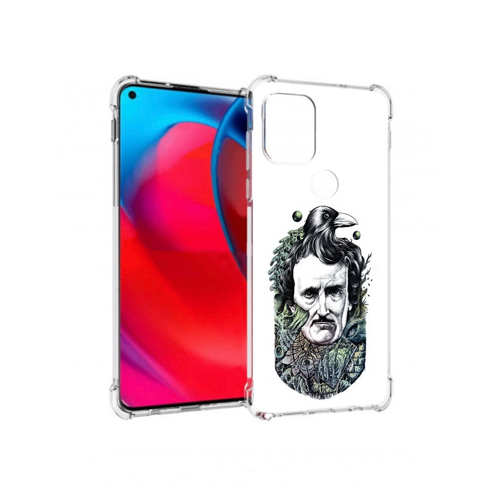 

Чехол MyPads Tocco для Motorola Moto G Эдгар Аллан с вороном (PT227067.359.203), Прозрачный, Tocco