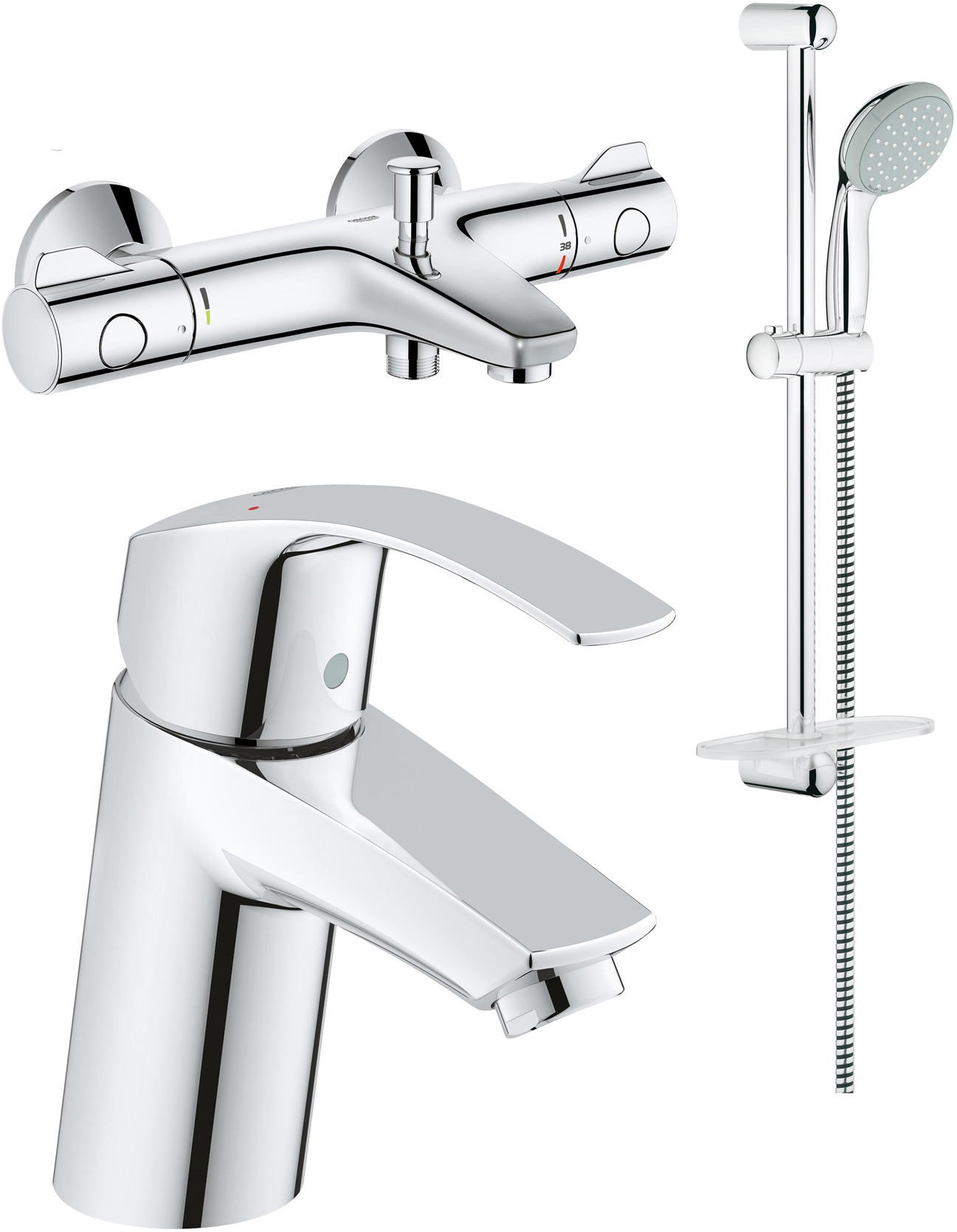 

Комплект для ванной Grohe Grohtherm 800 124422