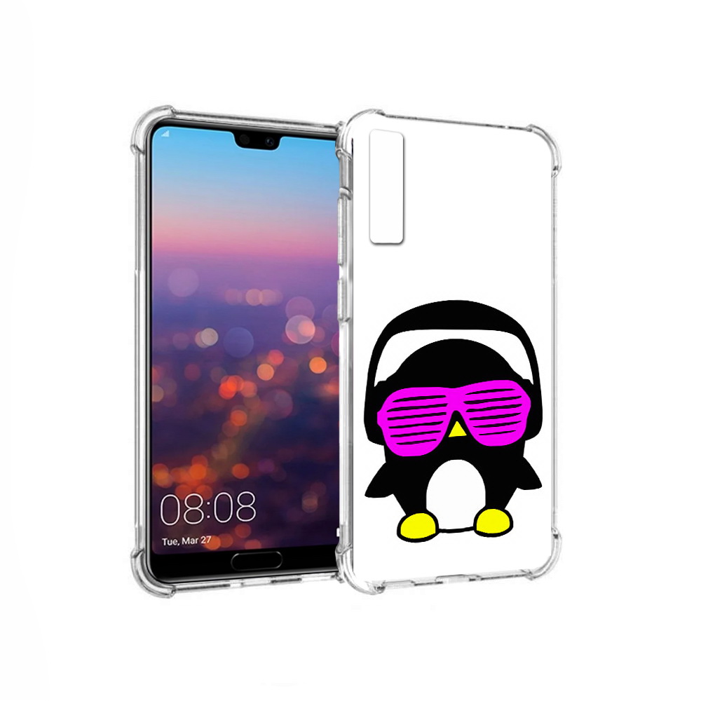 

Чехол MyPads Tocco для Huawei P20 Pro пингвин (PT108144.28.541), Прозрачный, Tocco