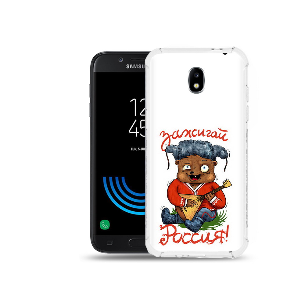 

Чехол MyPads Tocco для Samsung Galaxy J5 (2017) Зажигай Россия, Прозрачный, Tocco