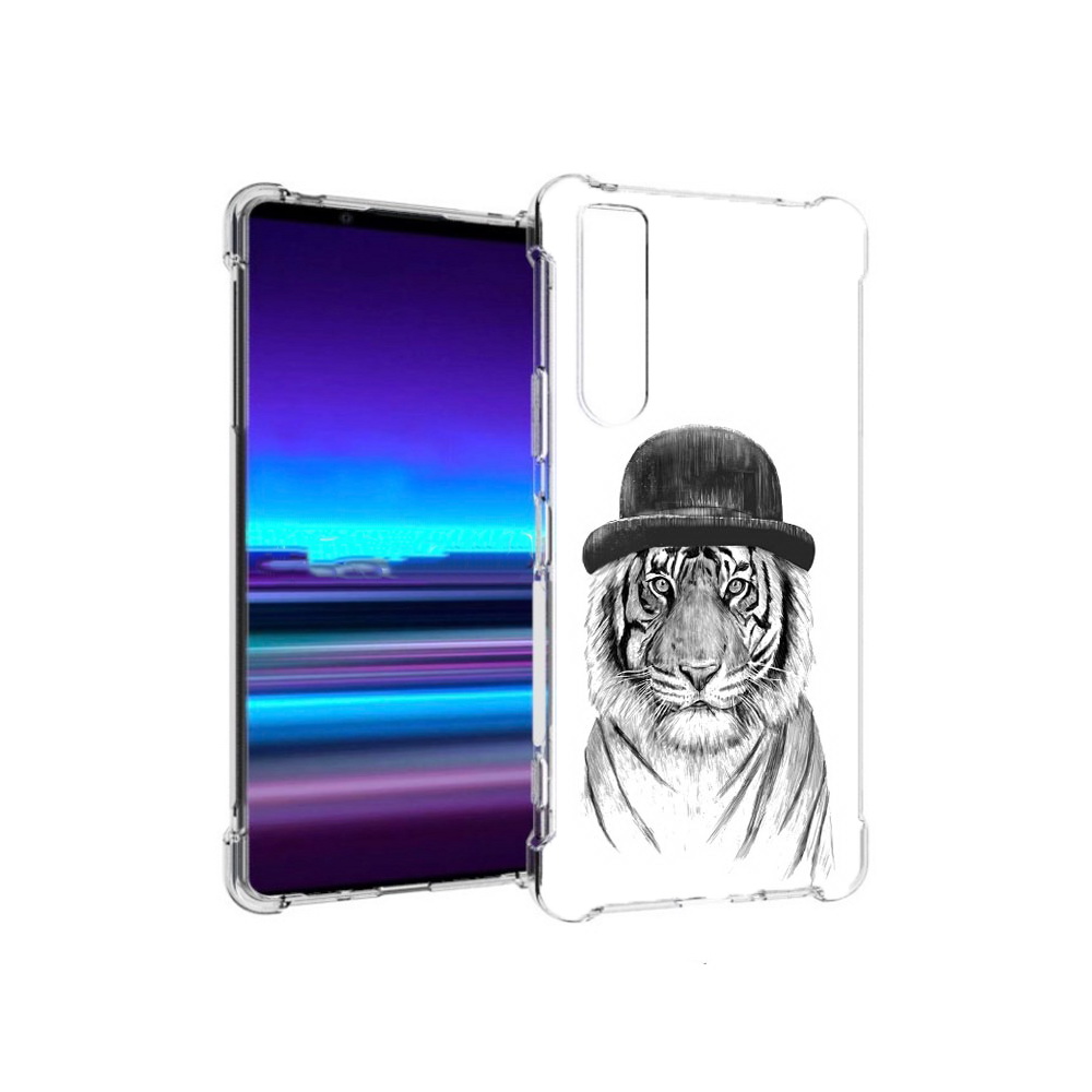 

Чехол MyPads Tocco для Sony Xperia 1 II тигр британец (PT148152.232.641), Прозрачный, Tocco
