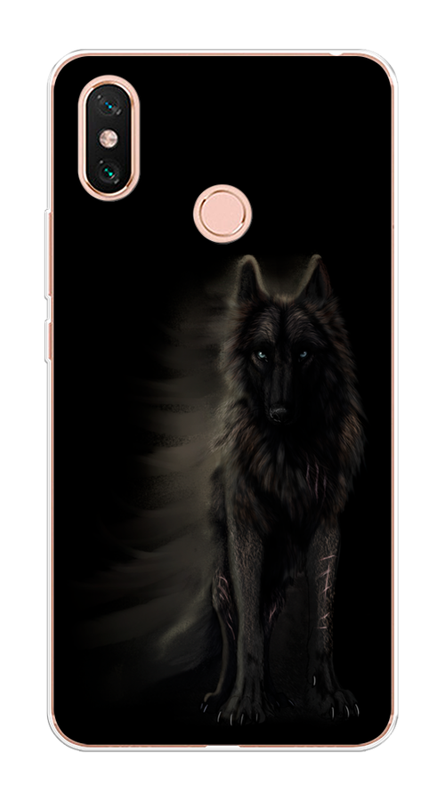 

Чехол на Xiaomi Mi Max 3 "Туманный волк", Черный, 34350-1