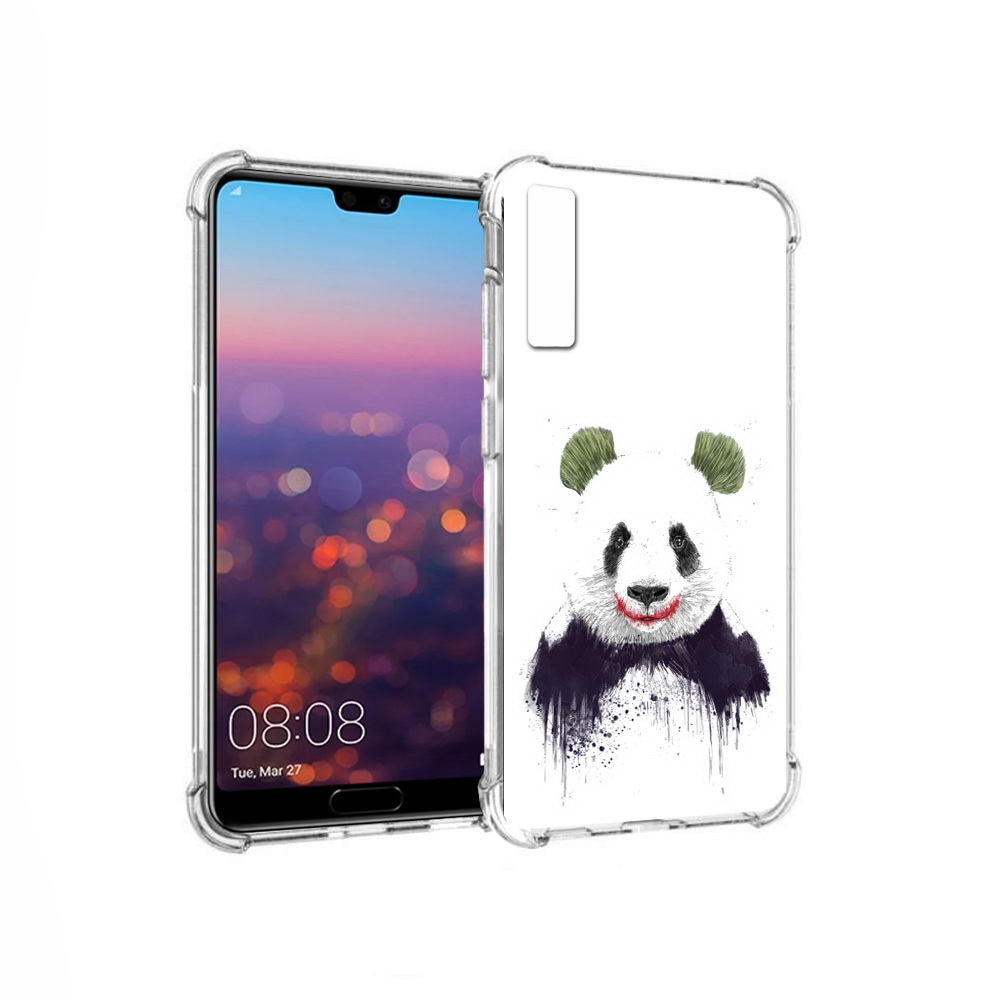 

Чехол MyPads Tocco для Huawei P20 Pro панда джокер (PT108144.28.533), Прозрачный, Tocco