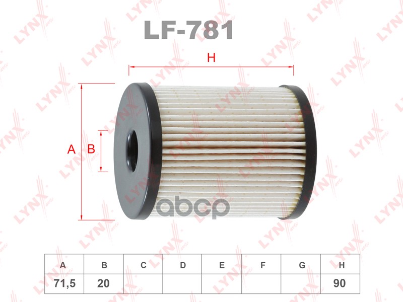 

Фильтр Топливный LYNXauto lf781