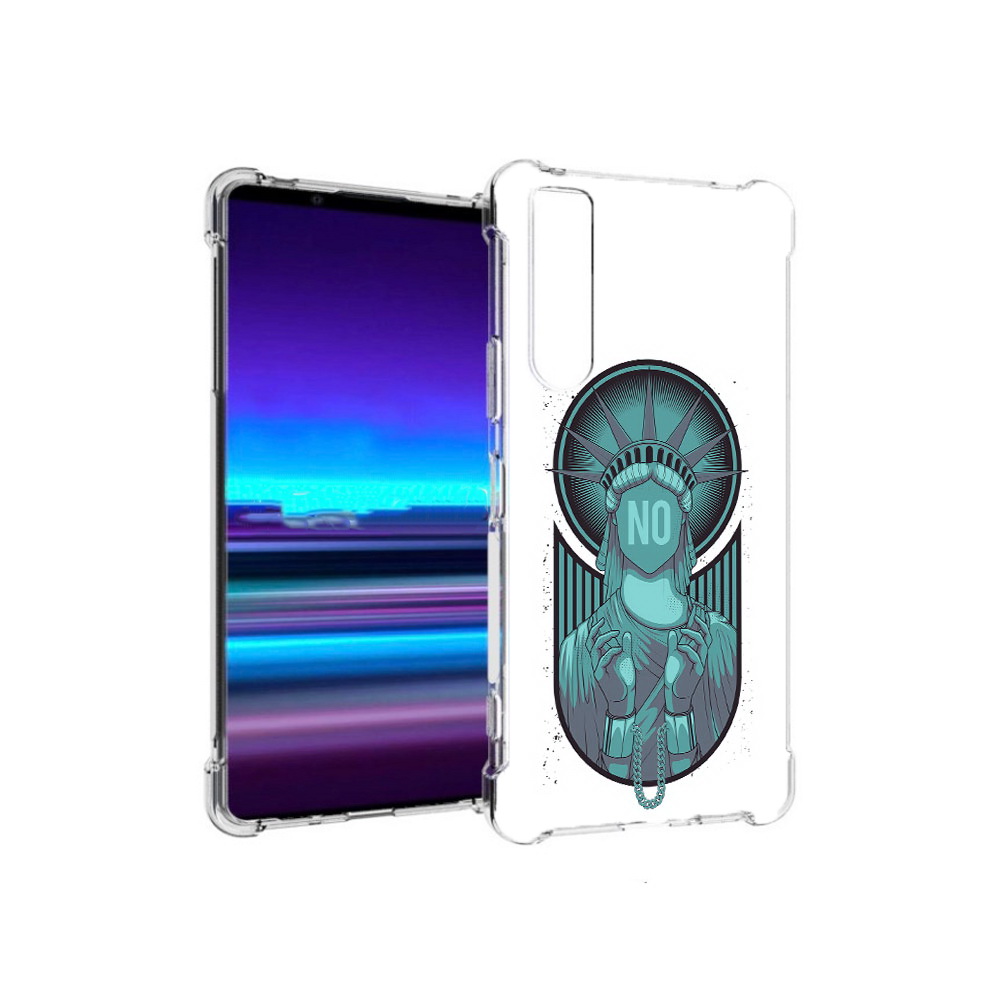 

Чехол MyPads Tocco для Sony Xperia 1 II статуя свободы зеленый (PT148152.232.623), Прозрачный, Tocco