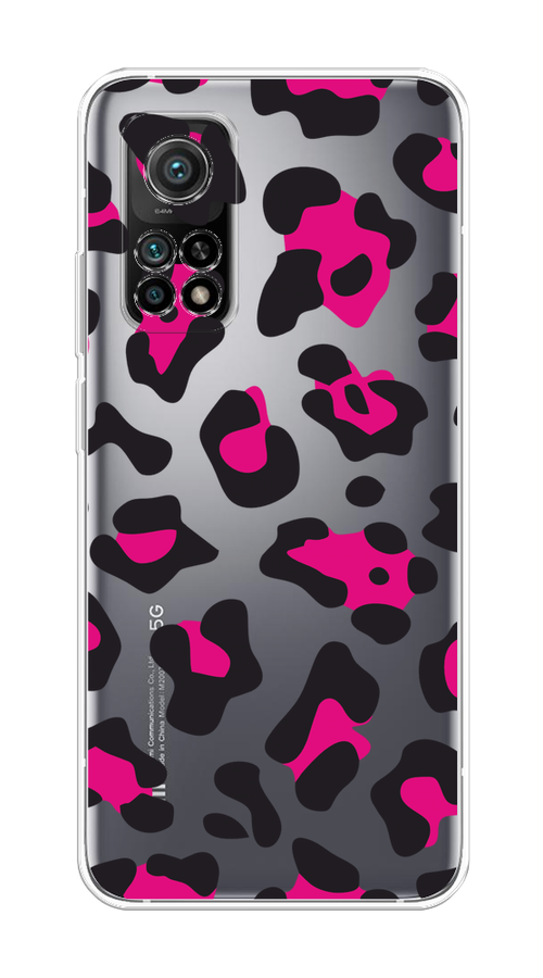 

Чехол на Xiaomi Mi 10T/Mi 10T Pro "Pink cow spots", Черный;розовый, 37750-1