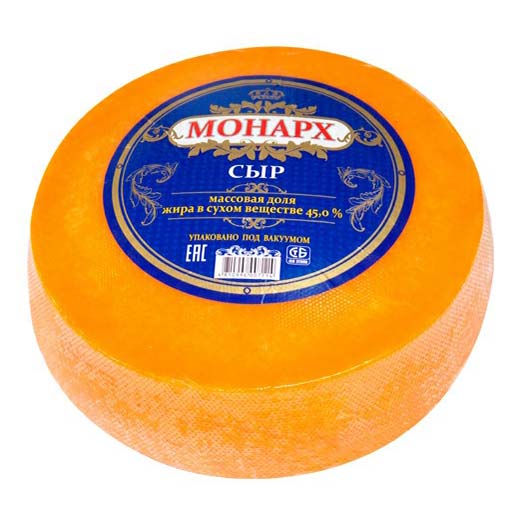 

Сыр Барановичский МК Монарх бзмж 45%