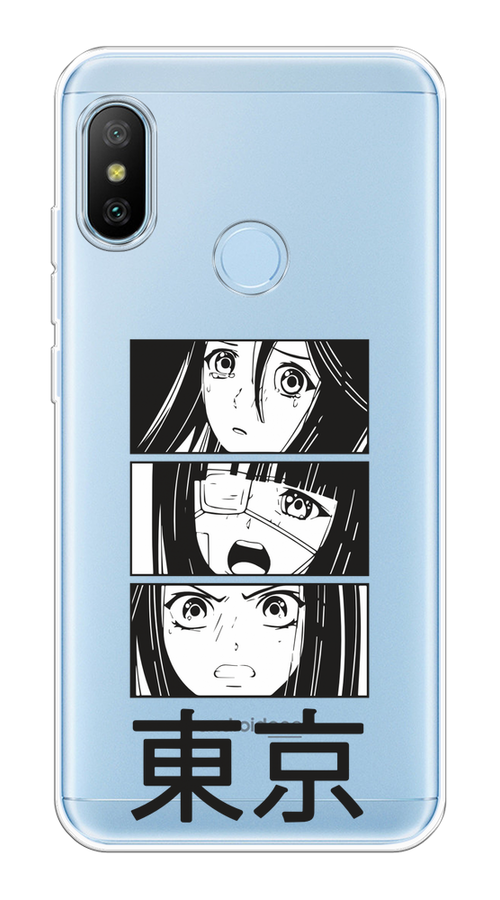 

Чехол на Xiaomi Redmi 6 Pro/6 Plus/Mi A2 Lite "Tokyo girls", Белый;черный;прозрачный, 34250-1