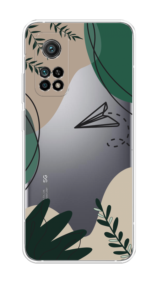 

Чехол на Xiaomi Mi 10T/Mi 10T Pro "Secret Garden", Зеленый;бежевый;черный, 37750-1