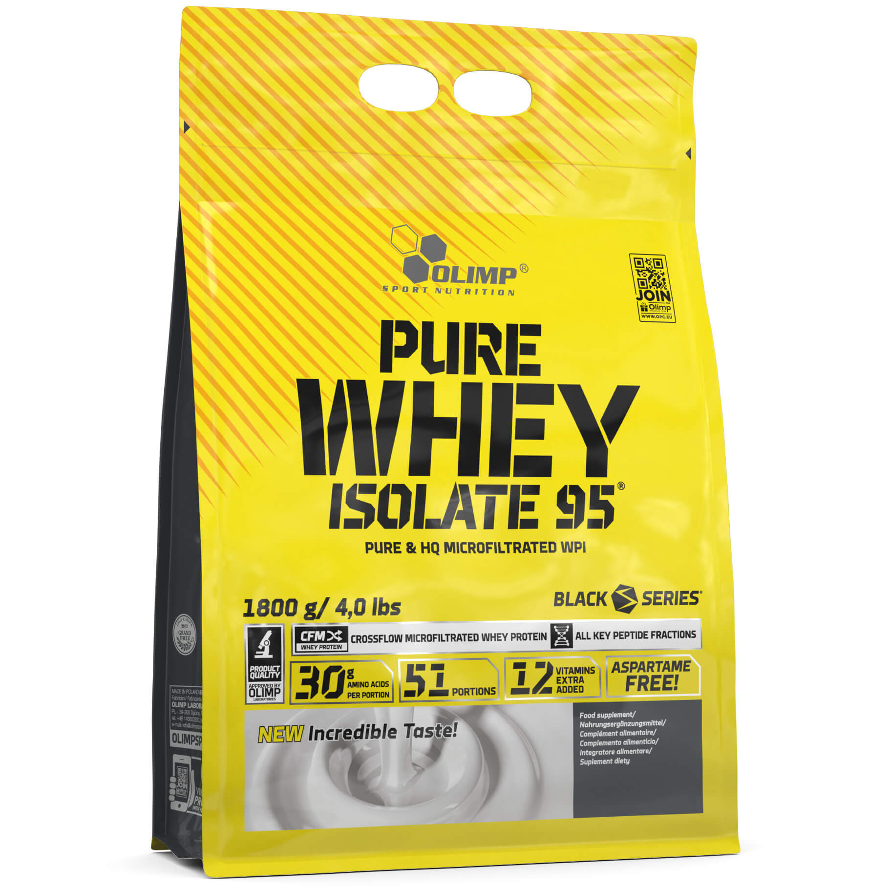 

Olimp Pure Whey Isolate 95 - 1800 грамм, ваниль, Pure Whey Isolate 95