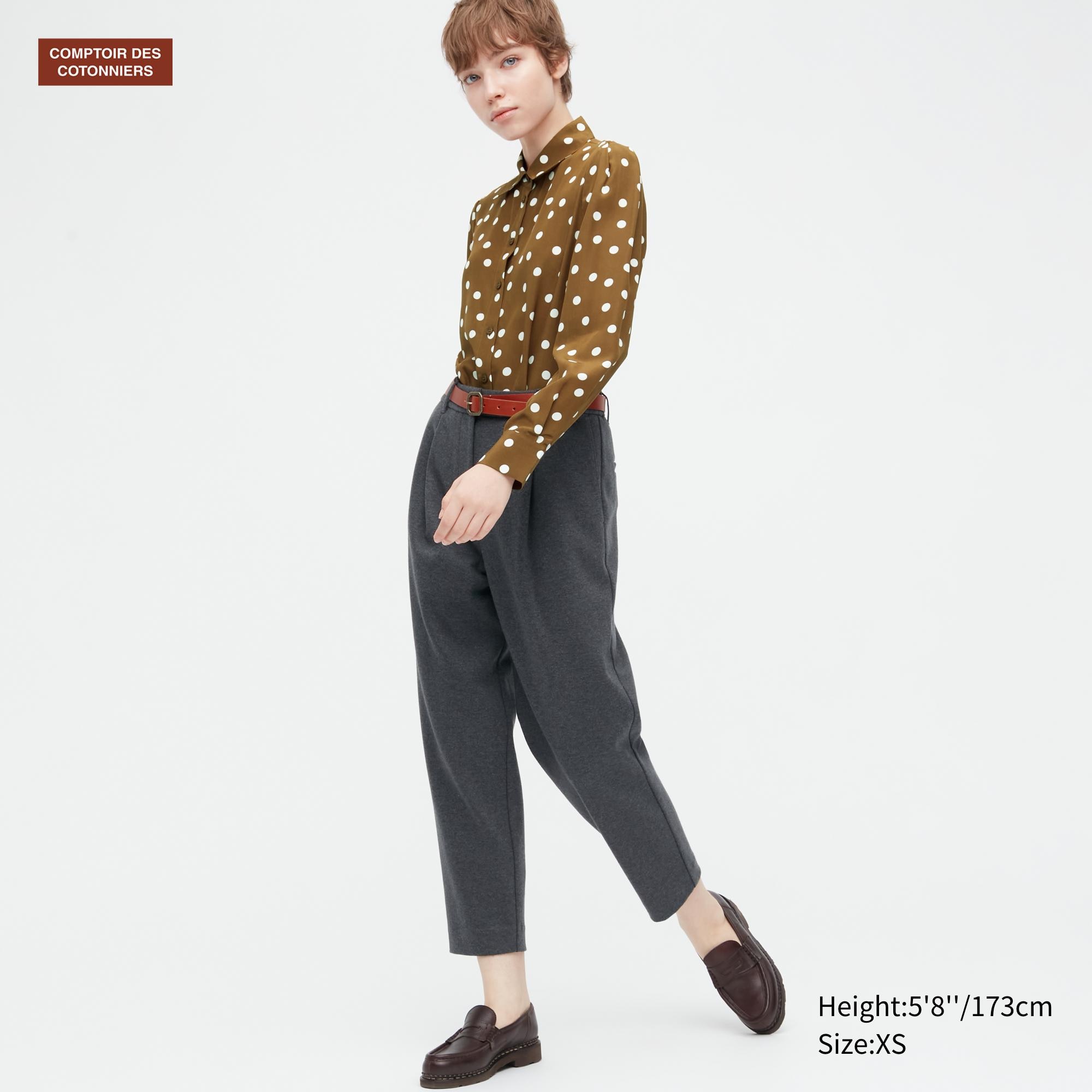

Брюки женские UNIQLO 458840COL04 серые M (доставка из-за рубежа), 458840COL04