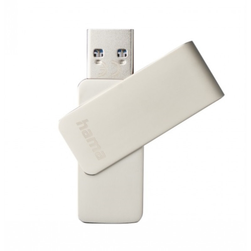 фото Флешка hama "rotate pro" usb 3.0, 128gb, 90mb/s, silver 128 гб (59161)