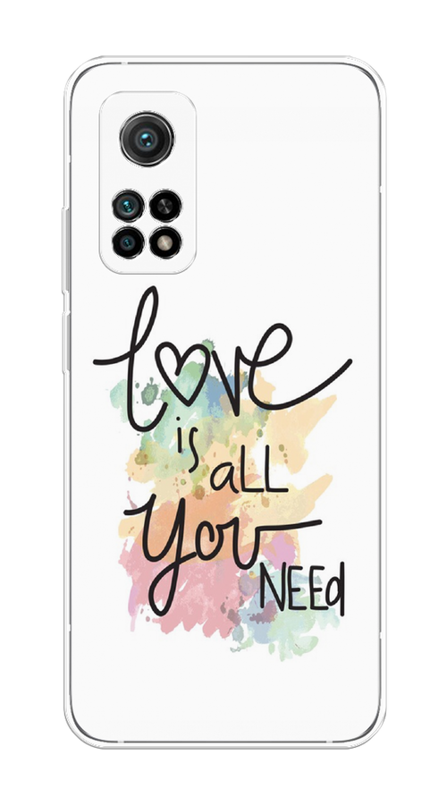 

Чехол на Xiaomi Mi 10T/Mi 10T Pro "Love is all you need", Белый;черный;зеленый, 37750-1