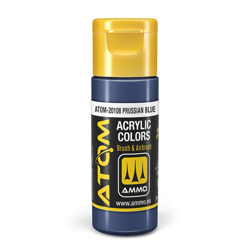 

Акриловая краска Ammo Mig Atom Color Берлинская лазурь Prussian Blue ATOM20108