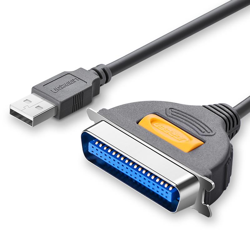 

Кабель uGreen USB - LPT LEEE 1284 вилка-розетка 2м 20225_, Серый, CR124 (20225) USB 2.0 A To CN36/IEEE1284 Female Parallel Printer Cable для принтера. Длина: 2 м. Цвет: серый