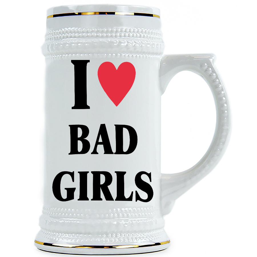 фото Пивная кружка drabs i love bad girls