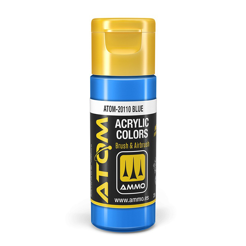 

Акриловая краска Ammo Mig Atom Color Синий Blue ATOM20110
