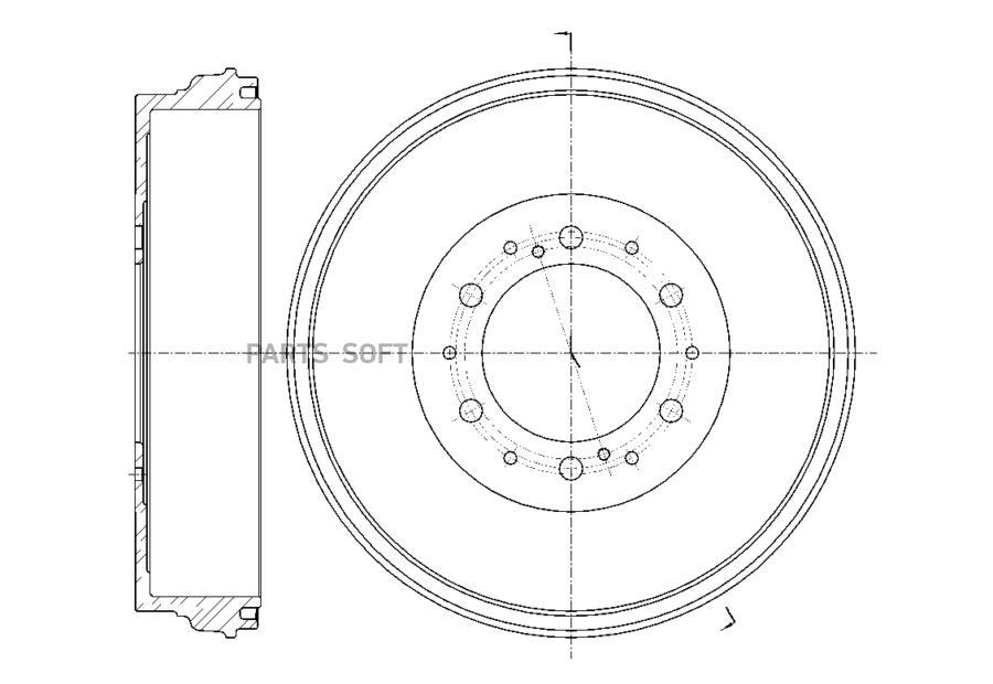 

Диск Тормозной 1Шт GBRAKE GD06488