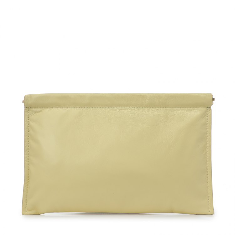 фото Клатч женский calzetti clutch желтый