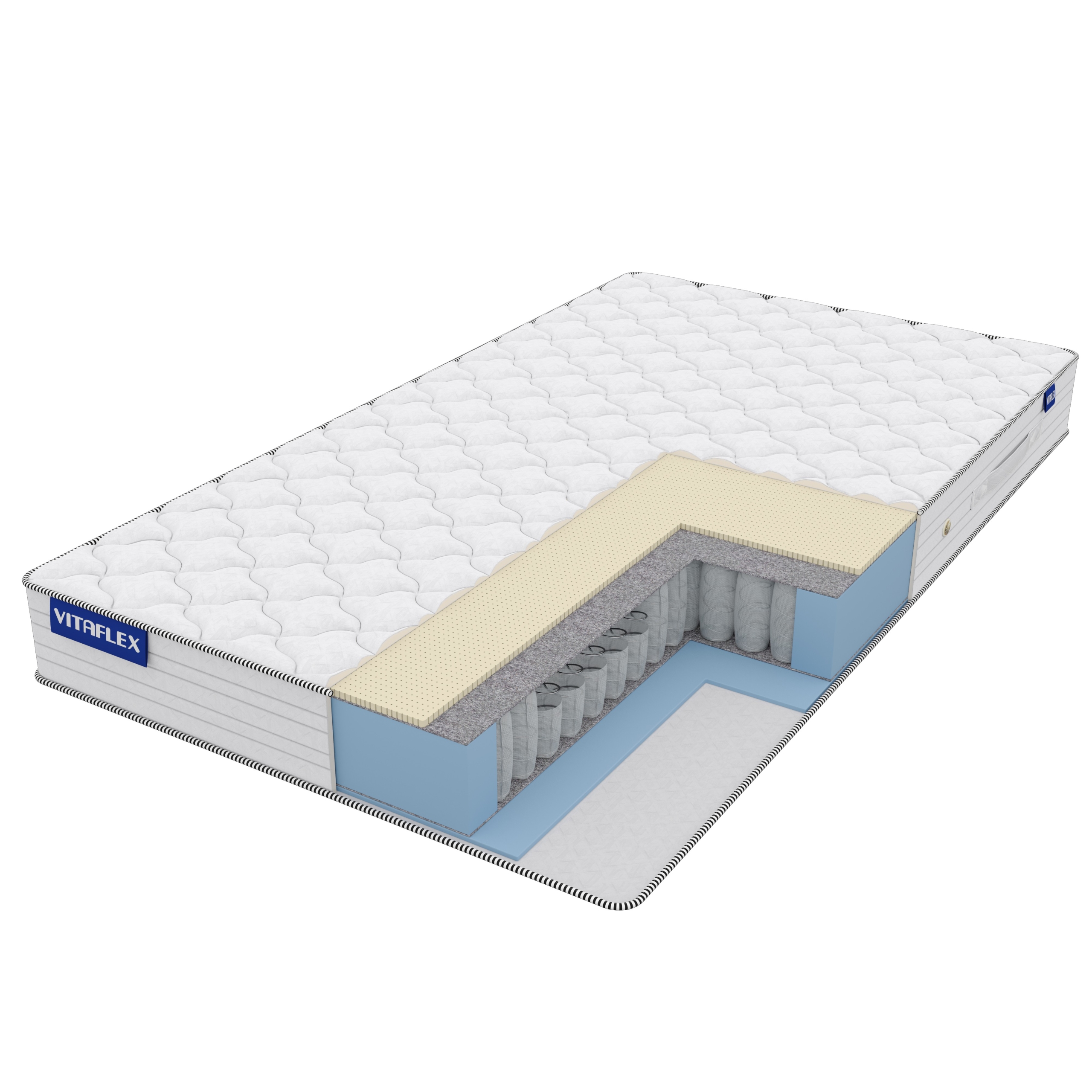 

Матрас Vitaflex Simple Easy-Foam 175х200, Белый, Easy-Foam