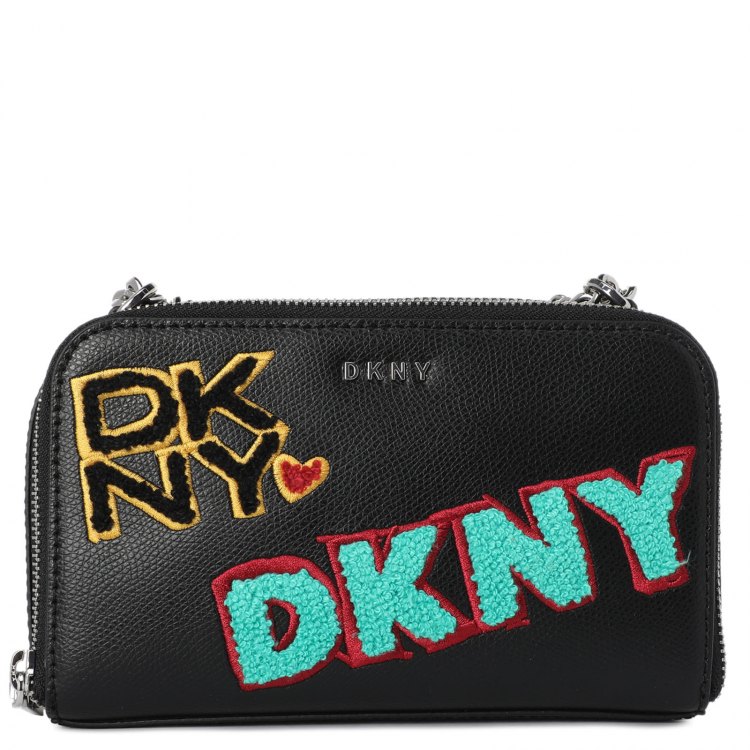 фото Сумка кросс-боди женская dkny r12euo18 черная