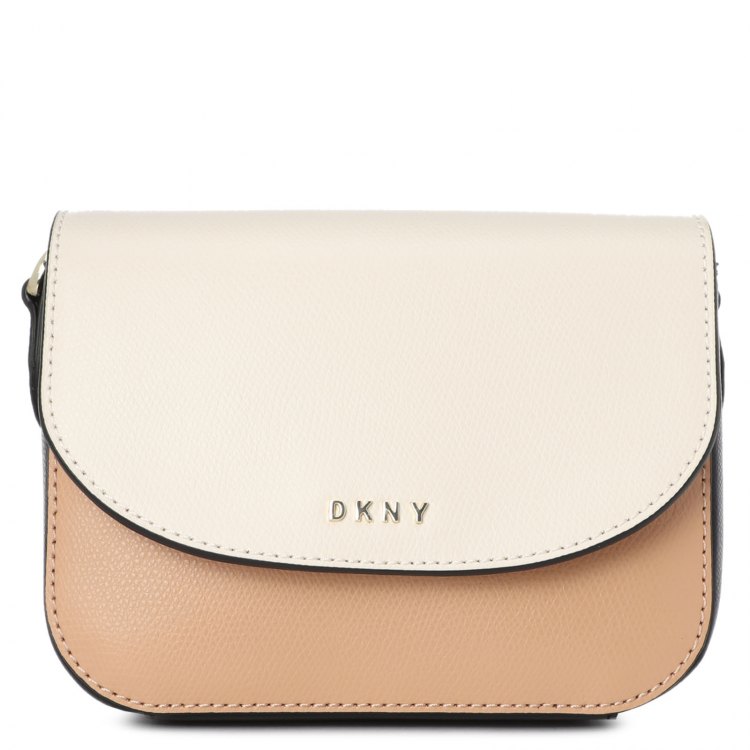 фото Сумка кросс-боди женская dkny r12eho16 молочно-бежевая