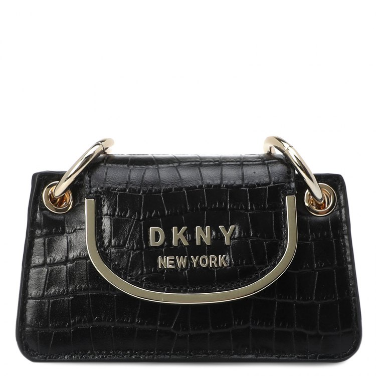 фото Сумка кросс-боди женская dkny r04ypl16 черная