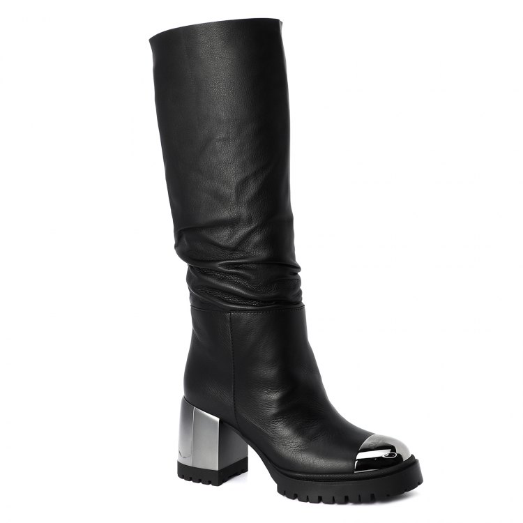 фото Сапоги женские casadei 1s077r071 черные 40 eu