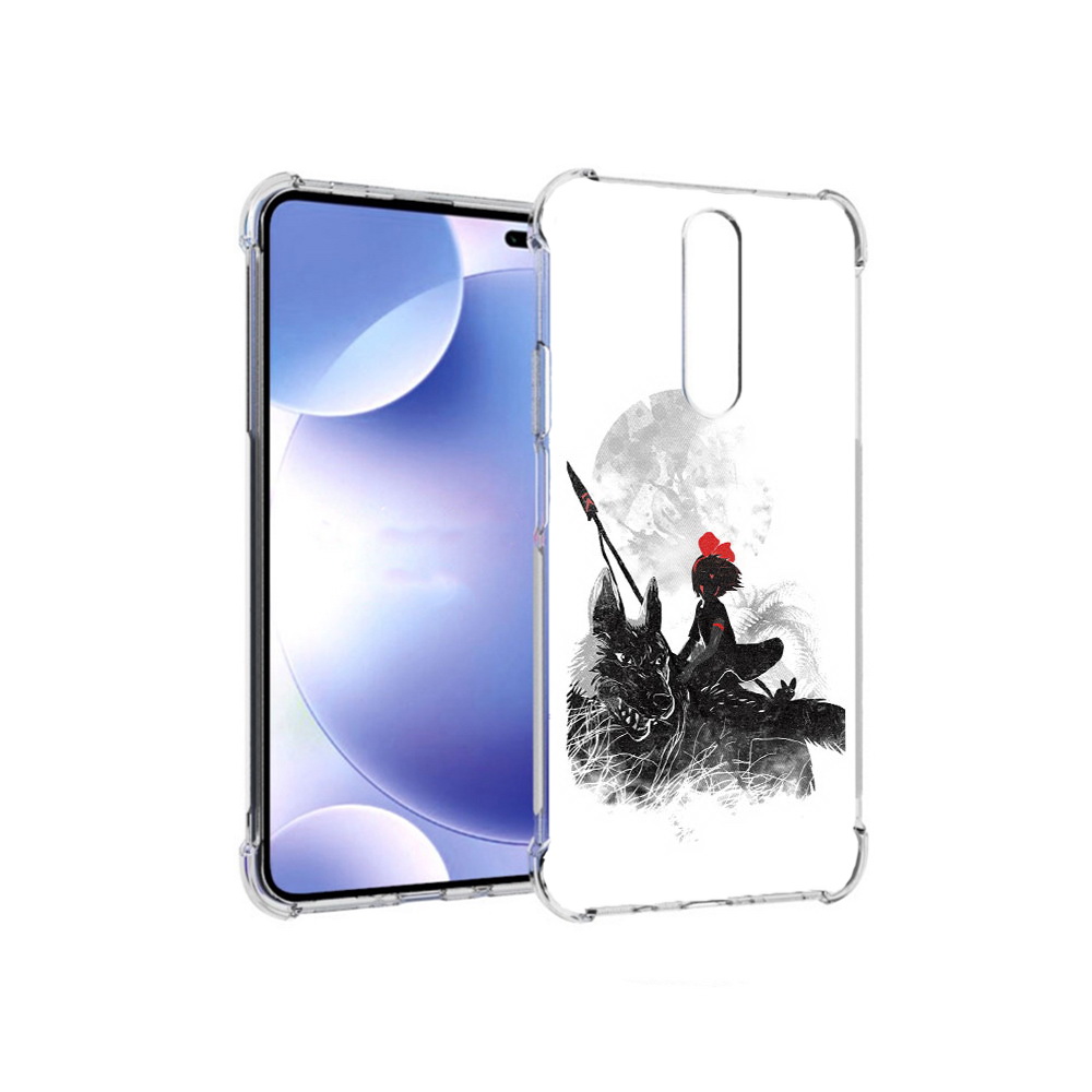 

Чехол MyPads Tocco для Xiaomi Redmi k30 мононоке (PT226950.302.481), Прозрачный, Tocco