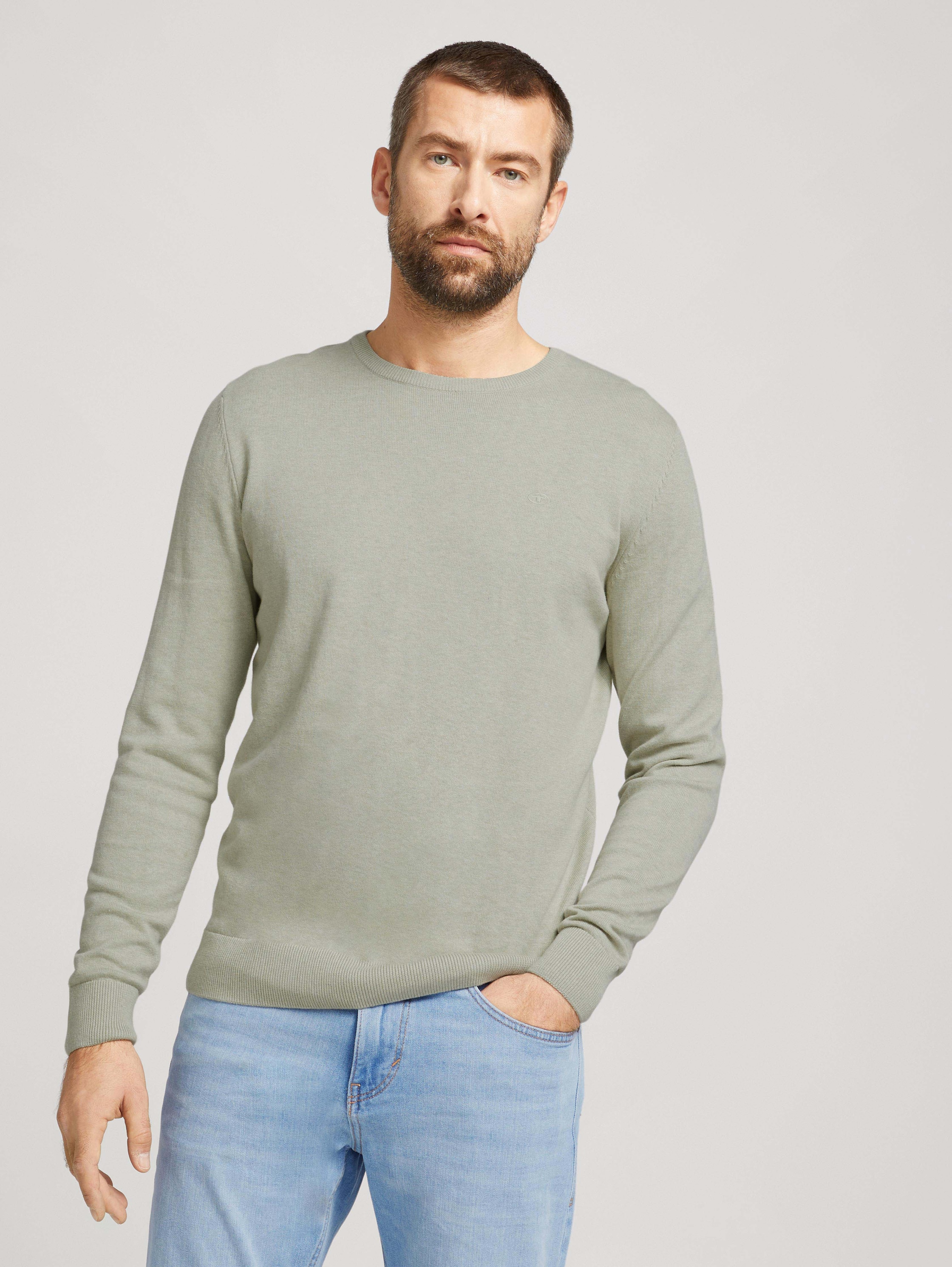 

Джемпер мужской TOM TAILOR 1027661 зеленый S, 1027661