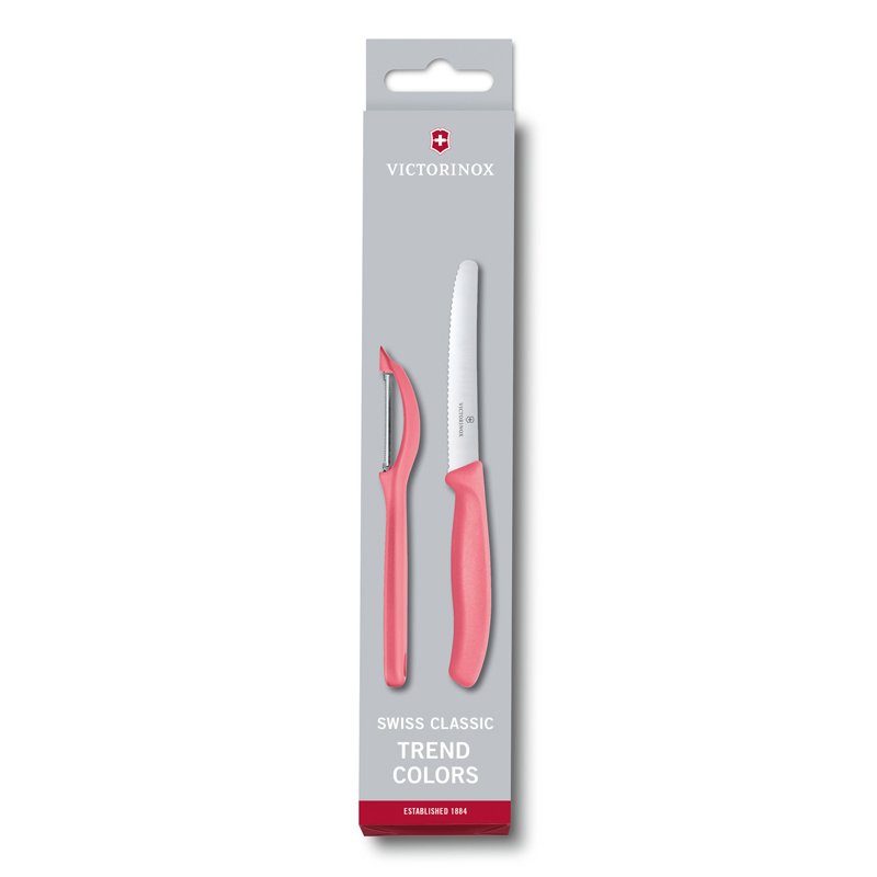 фото Набор из 2 кухонных ножей victorinox swiss classic trend colors 6.7116.21l12