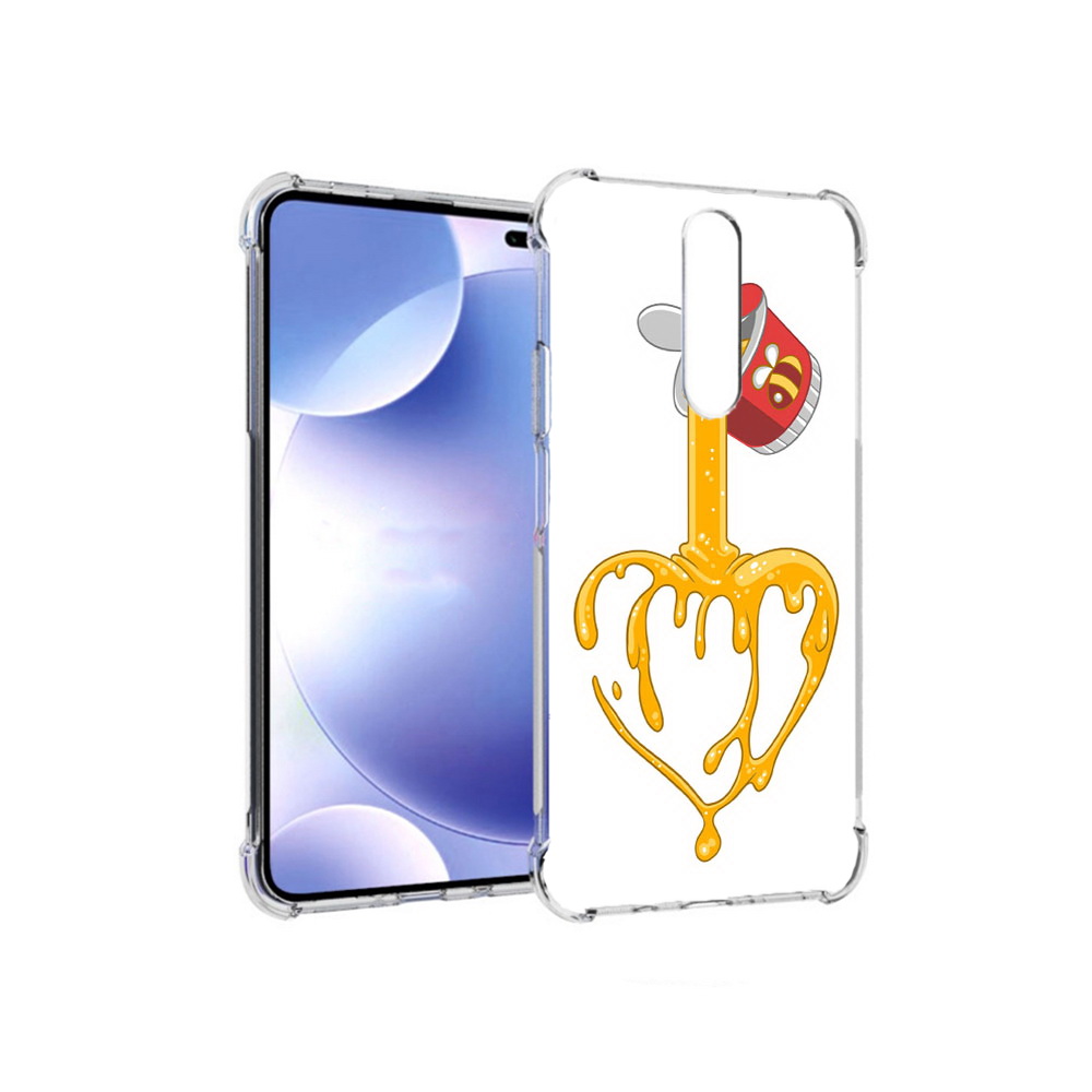 

Чехол MyPads Tocco для Xiaomi Redmi k30 медовое сердце (PT226950.302.471), Прозрачный, Tocco
